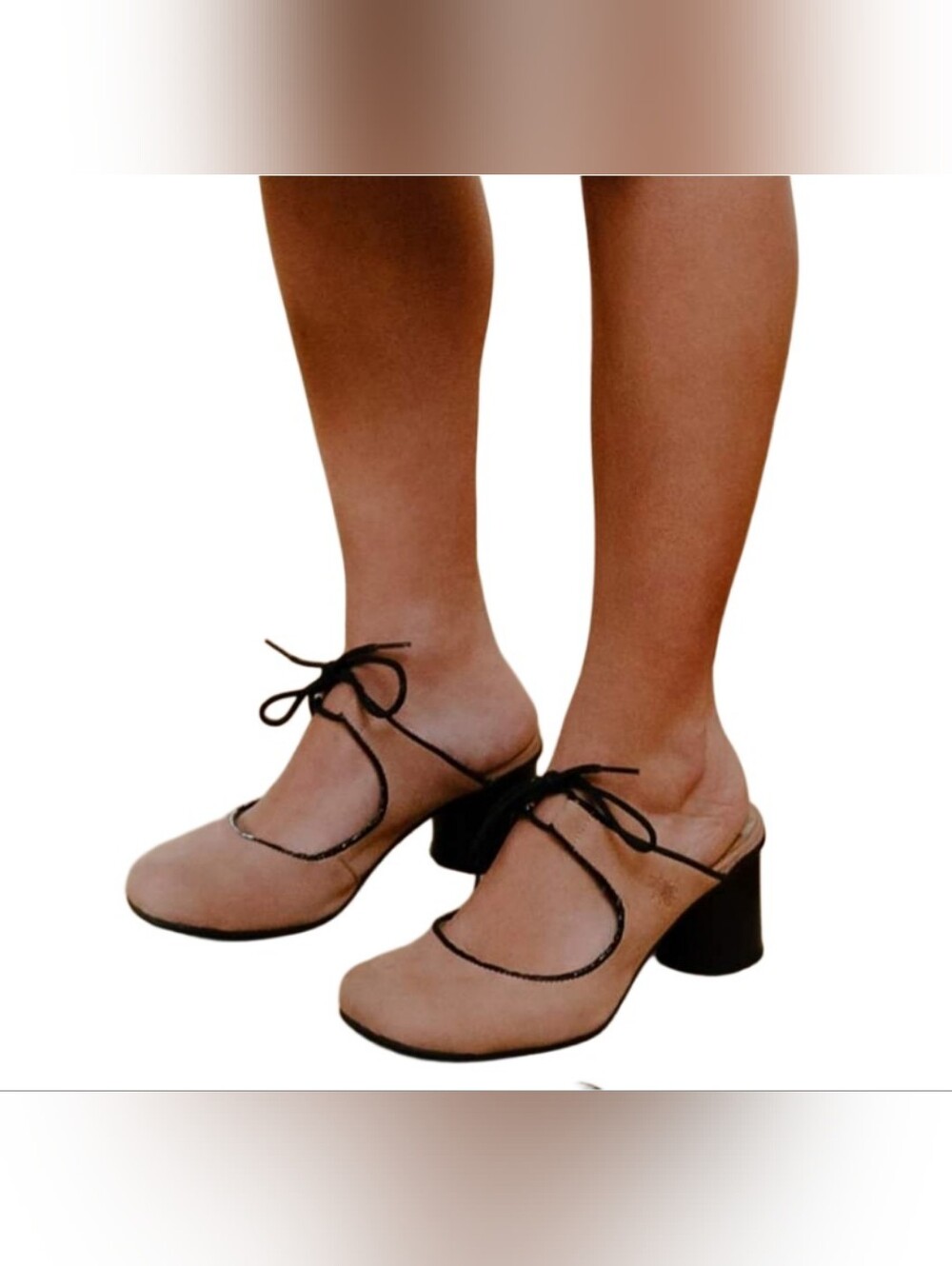 Fly London Soly Women's Retro Blush Pink Leather Mary Jane Mules Size 41